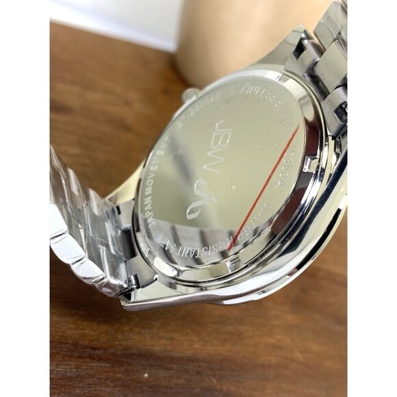 JBW Women\'s Watch J6303A Gemmed Quartz Silver Dial Stainless Steel 39mm main image 8